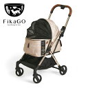 compet FikaGO フィカゴー FREE TO GO プレミアムエディション セントルシア ペットカート 折りたたみ コンパクト ペット用 カート キャリー バギー 犬用 猫用 フリートゥーゴー コンビ コムペット【送料無料】(4)