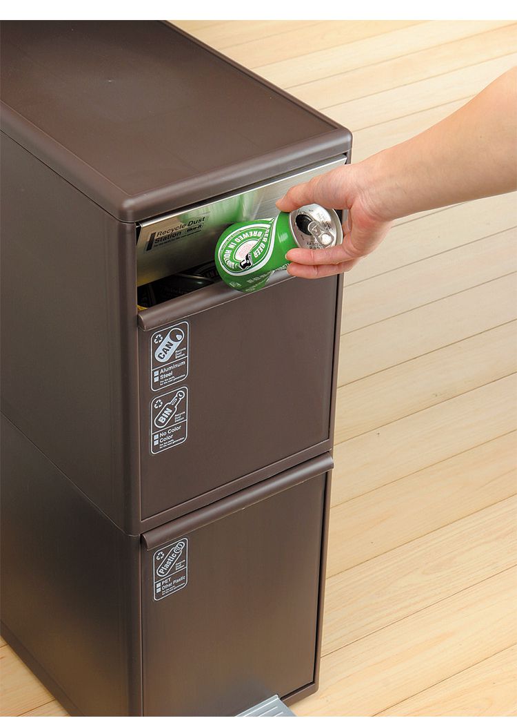 分別スイングストッカーワイド 分別ゴミ箱 リサイクルダストステーション Like-it(代引不可)【送料無料】 [2]