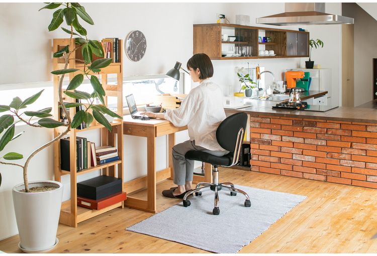 オフィスチェア キャスター付き リモートワーク 肘無し シンプル 在宅勤務 在宅ワーク メッシュ 会社 会議室(代引不可)【送料無料】 rcmd-36182211 リコメン堂 サンプル画像2