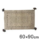 60×90ギャッベマットDESERT インテリア ラグ カーペット ラグマット ラグカーペット リビング 絨毯 玄関マット 玄関 ミニマット(代引不可)【送料無...