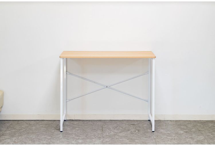 ワークデスク トライベッカ NA/WH インテリア デスク パソコンデスク 机 テレワーク 書斎デスク 学習机 PCデスク 勉強机 学習デスク オフィスデスク(代引不可)【送料無料】 [2]