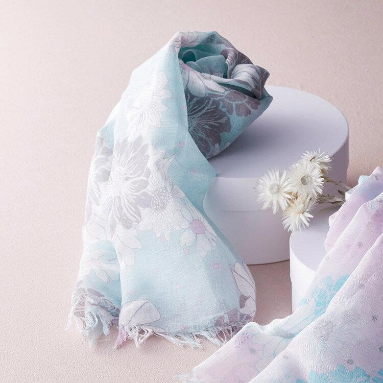 ストール YMD-6448-20 アパレル ブルー(代引不可)【送料無料】