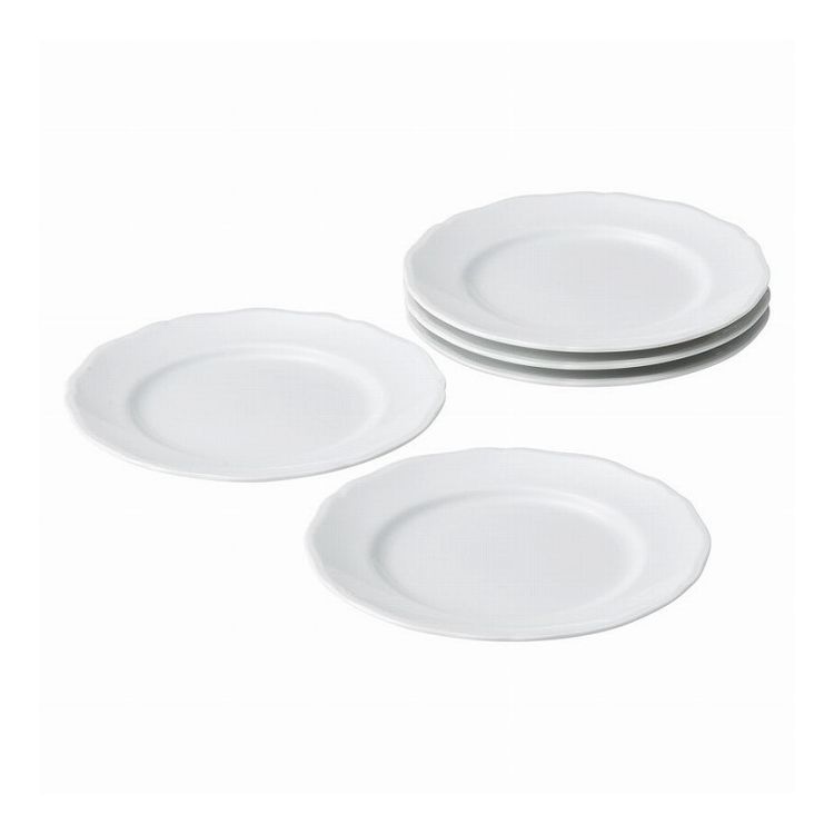 ニコリ パン皿5枚組 MC1530-15 洋陶器(代引不可)【送料無料】