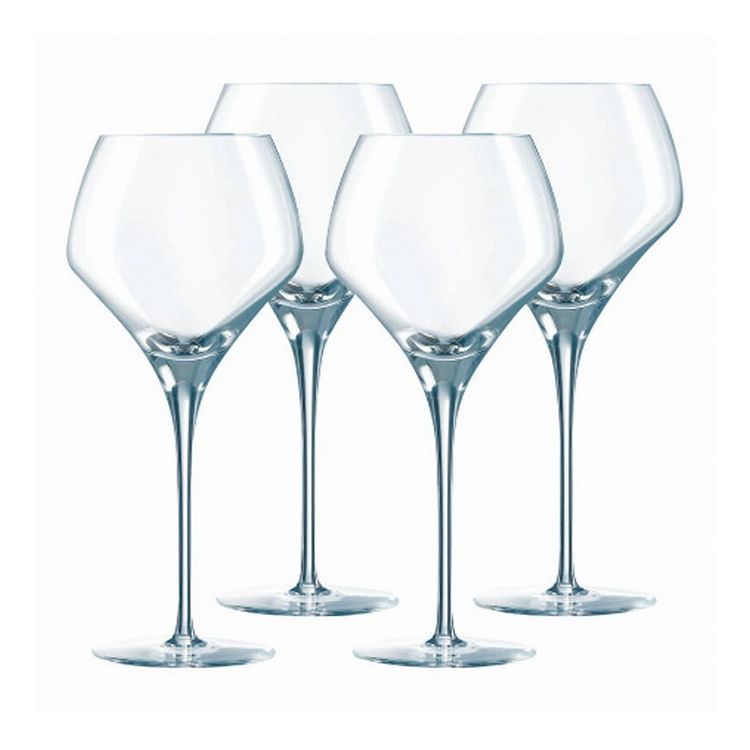 ラウンド ワイン 4客セット D1428D 洋ガラス食器 シェフ&ソムリエ オープンナップ(代引不可)【送料無料】