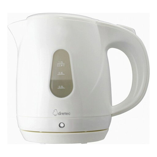 ドリテック 電気ケトル「プロム」 1L PO-160WT(代引不可)【ポイント10倍】【送料無料】 ドリテック 電気ケトル「プロム」 1L PO-160WT(代引不可)【ポイント10倍】【送料無料】