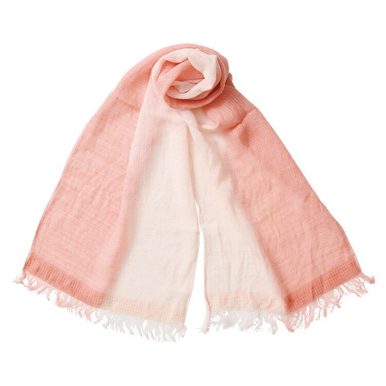 すみれ織ウールコットンショートマフラー スカーフ KSU02741PK(代引不可)【ポイント10倍】【送料無料】