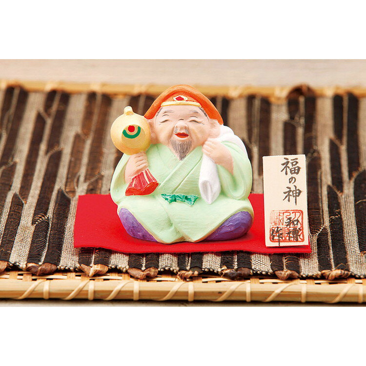 伝統工芸 博多人形 福の神 人形 804298(代引不可)【ポイント10倍】【送料無料】
