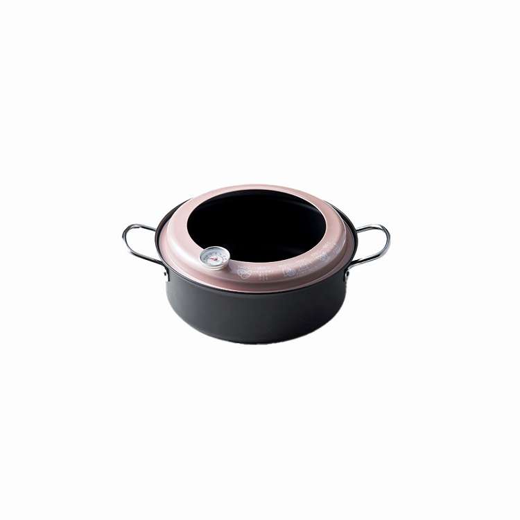 IH対応温度計付天ぷら鍋22cm ラテラッテ 調理用品 LA-22T(代引不可)【ポイント10倍】【送料無料】