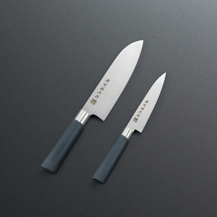 料理包丁2点セット(和式黒柄) 濃州孫六作 包丁 35C(代引不可)【ポイント10倍】【送...