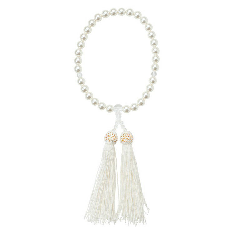 念珠 仏具 NJ-0351-CPW(代引不可)【ポイント10倍】【送料無料】