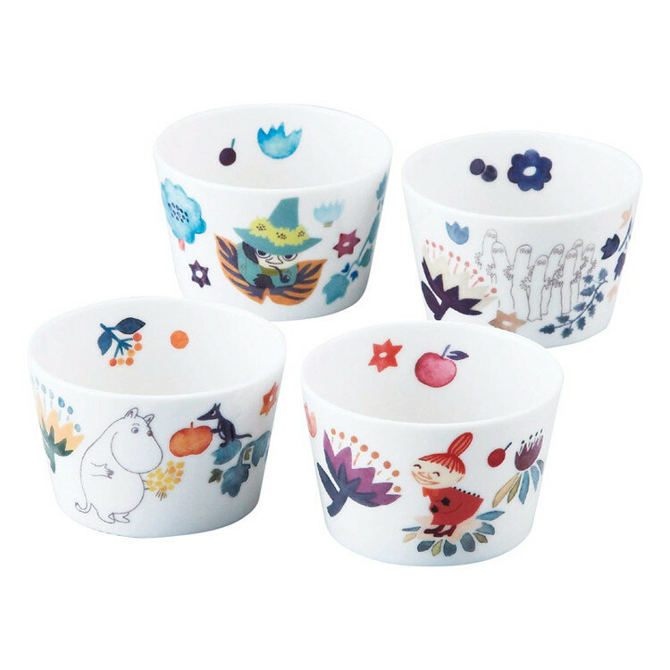 プチボウル4Pセット ムーミン 洋陶器 MM2100C-461(代引不可)【ポイント10倍】【送料無料】