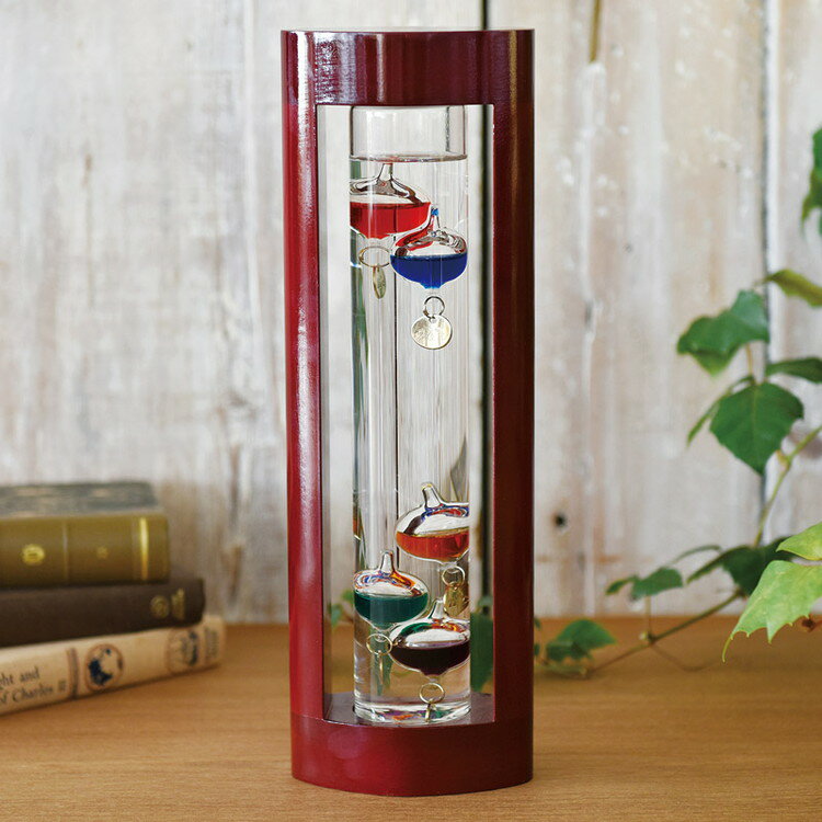 ガラスフロート温度計 温湿時計 333-202(代引不可)【ポイント10倍】【送料無料】 [2]