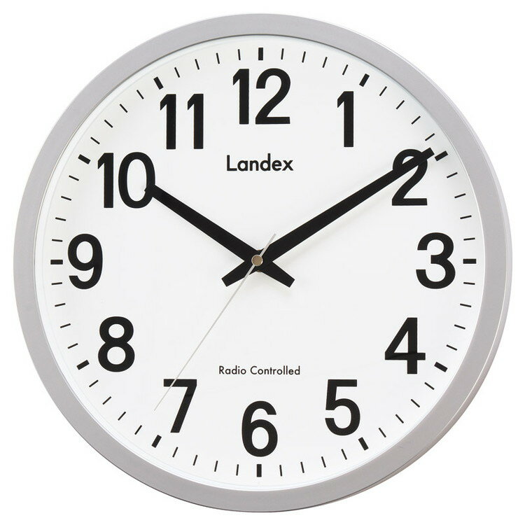 電波掛時計 掛時計 YW9177SV(代引不可)【ポイント10倍】【送料無料】