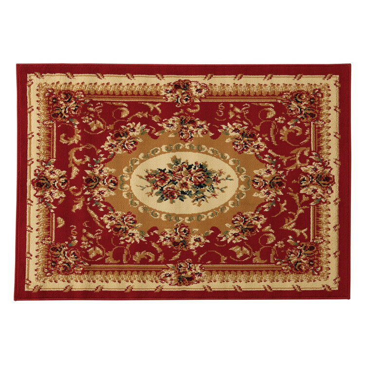 ウィルトン織カーペット マット 961/100140RD(代引不可)【ポイント10倍】【送料無料】