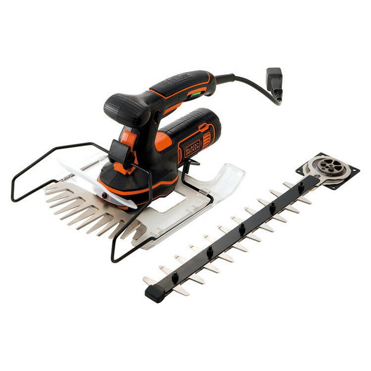 2in1ヘッジ&芝生バリカン ブラック・アンド・デッカー ガーデン雑貨 GSH1000(代引不可)【ポイント10倍..