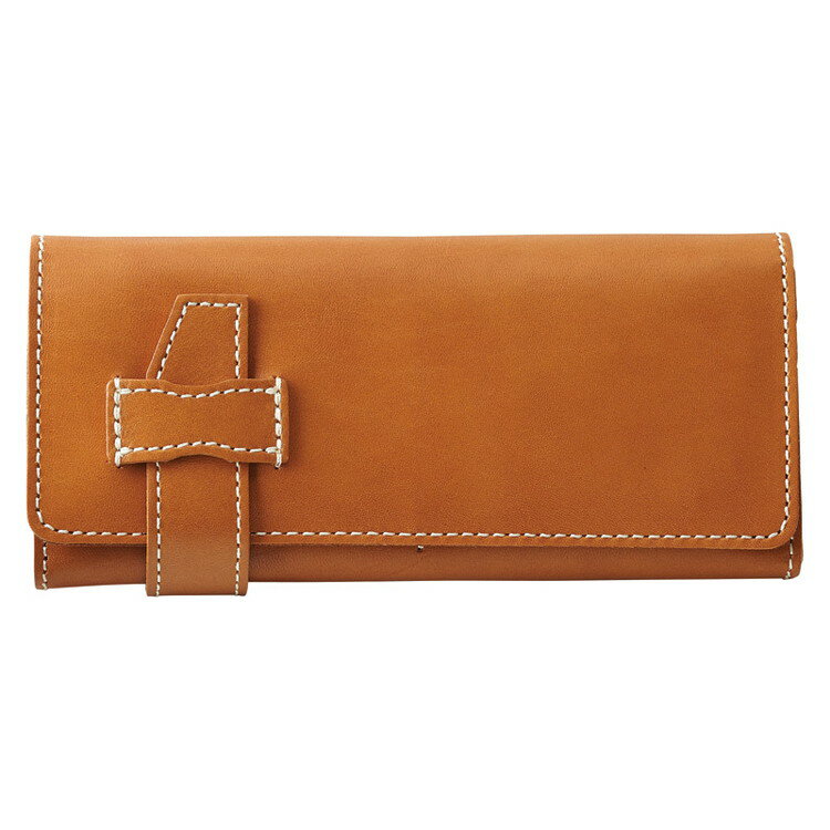 挿しベロ開閉式。ファスナー小銭入×1室、カード入×8室、ポケット×4室、札入×2室。牛革（ヌメ革）9×19×2.8cm※天然皮革を使用している為、色が多少異なったり、シワなどがある部位も含まれます。天然皮革の風合いとしてご理解下さい。【代引...