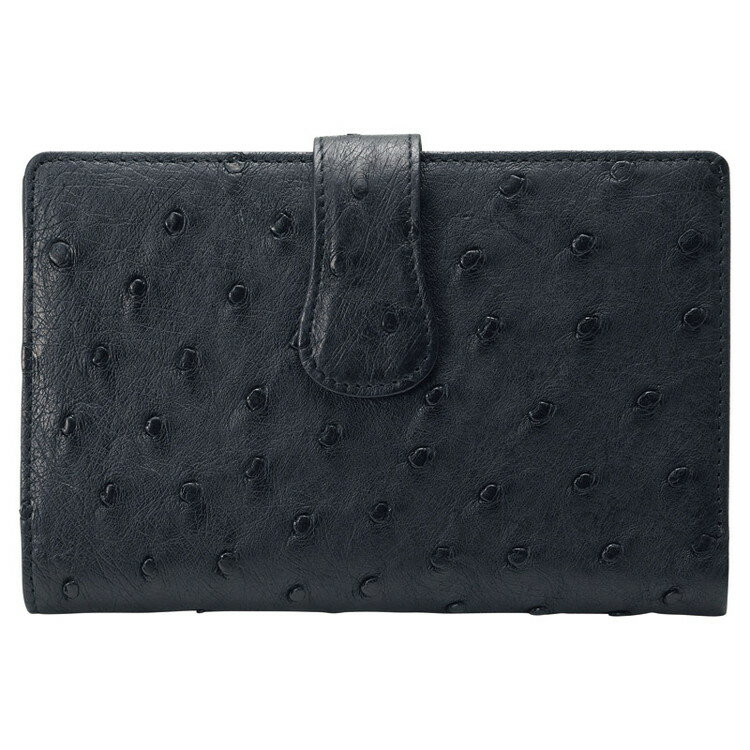 Other - オストリッチ横長ベルト付財布 ブランド財布 S-NO8500043BK(代引不可)【ポイント10倍】【送料無料】