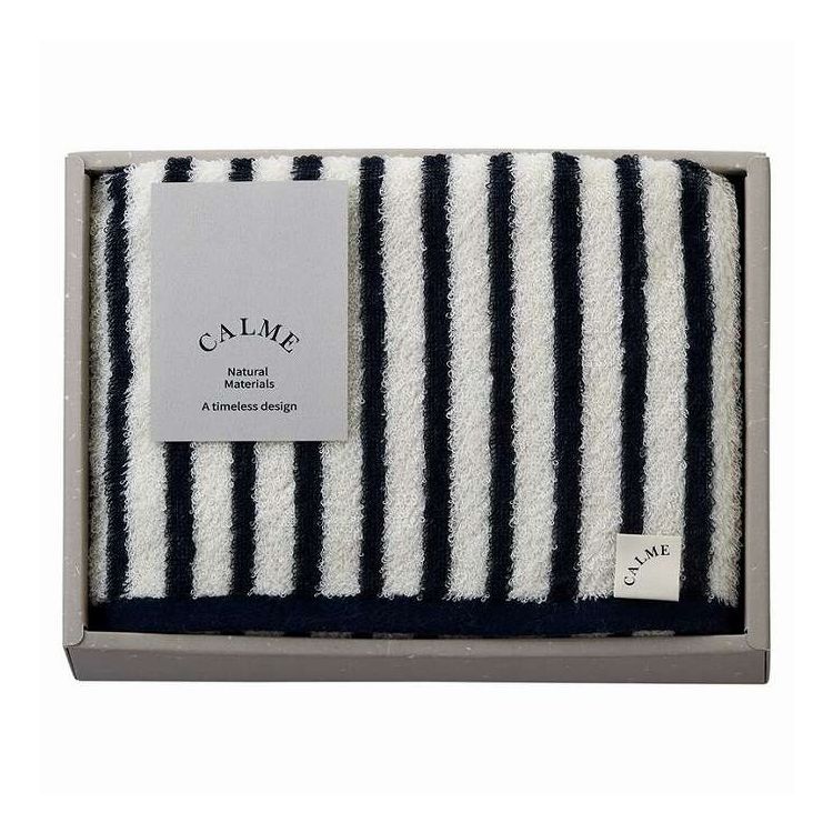 バンブーリヨセル×コットンストライプ柄バス・フェイスタオルバイカラーハンドタオルセット※デザイン・内容等が変更になる場合がございます。【セット内容】-サイズ：29×75cm重量/容量：-箱サイズ：18.2×24.7×5cm材質：綿75%・再生繊維（セルロース）25%【代引きについて】こちらの商品は、代引きでの出荷は受け付けておりません。【送料について】北海道、沖縄、離島は送料を頂きます。