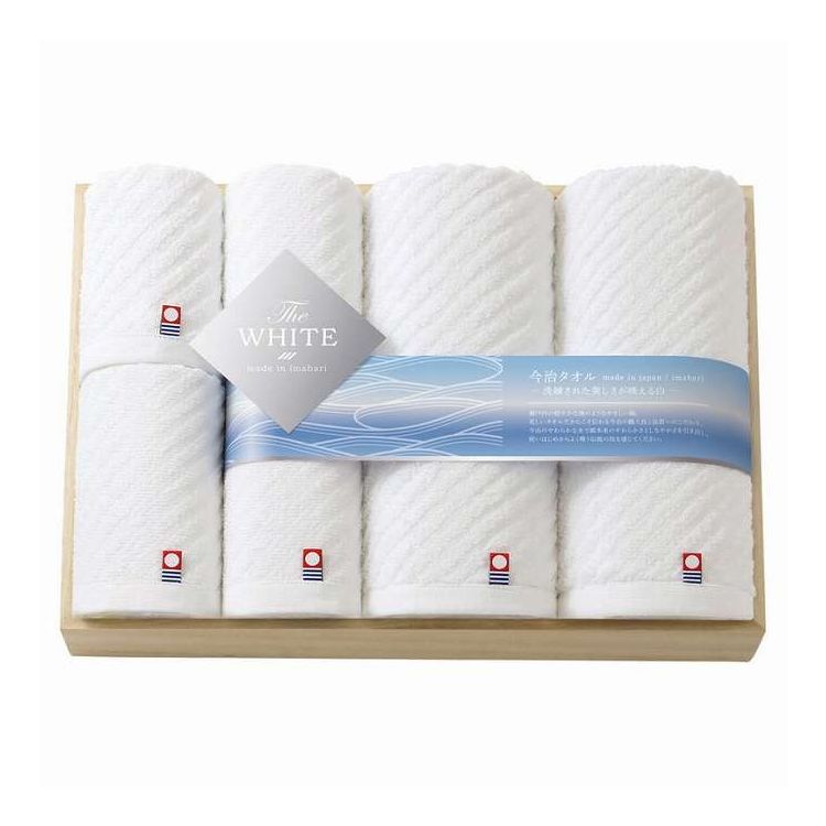 ・これぞ、今治の白いタオル。瀬戸内の穏やかな海のようなやさしい織模様と、洗練された美しさが映える白・シンプルで美しいタオルだからこそ伝わる、今治の職人技と品質。純白なタオルに感謝の気持ちを込めた、上品で快適な贈り物です。快適な使い心地にこだ...