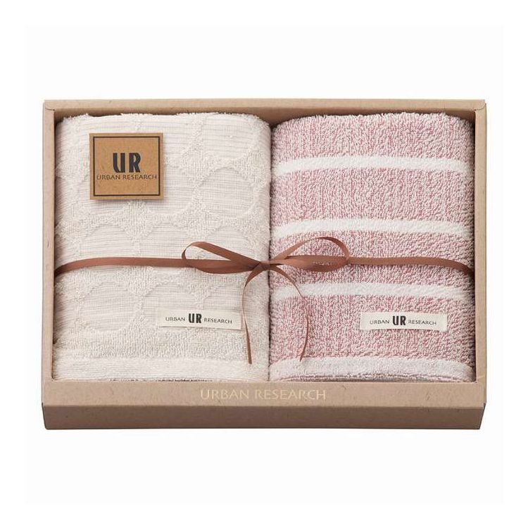 フェイスタオル2P アーバンリサーチ レッド UR2320RD/BL ギフト プレゼント(代引不可)【ポイント10倍】