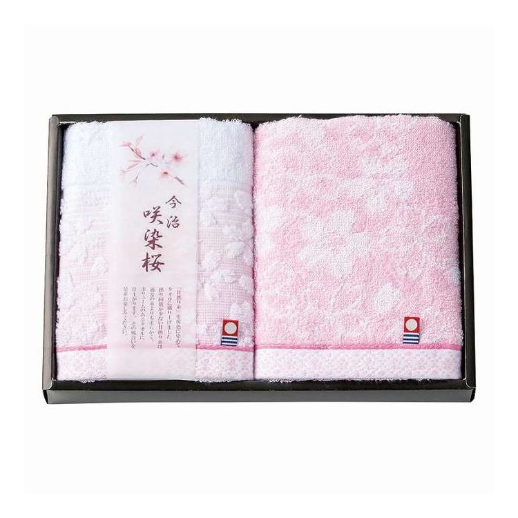 フェイスタオル2P 咲染桜 今治製タ�