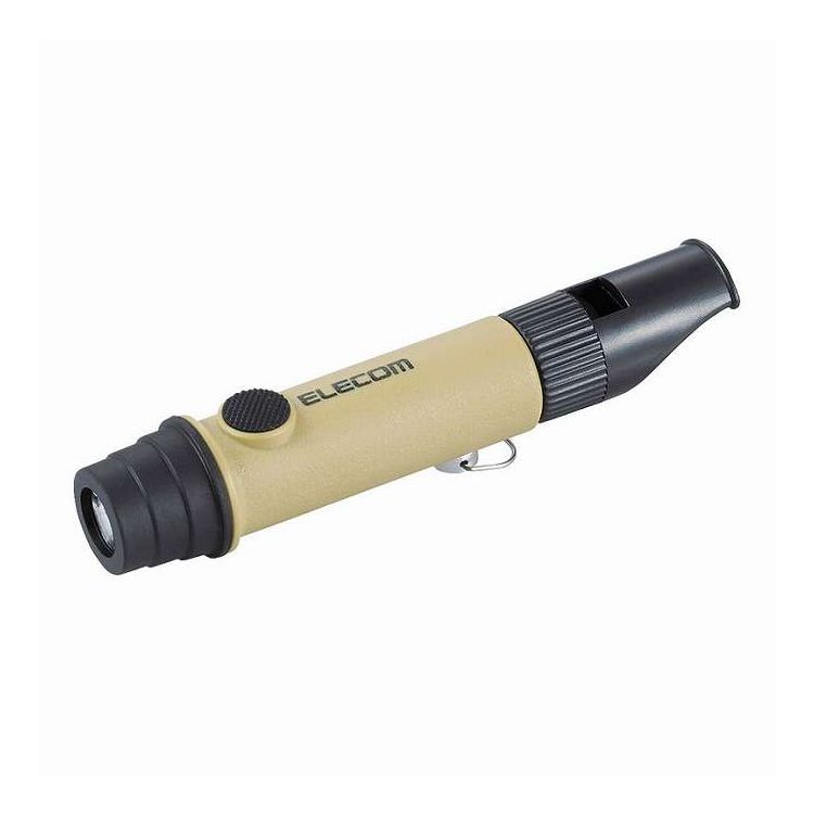 3つの使い方ができる、コンパクトな乾電池式のLEDライトです。懐中電灯、災害救助笛として利用でき、更に水の入ったペットボトルに差し込むことで簡易的なランタンとしても使用できます。単4形乾電池が1本あれば使用することができるため、被災時などに...