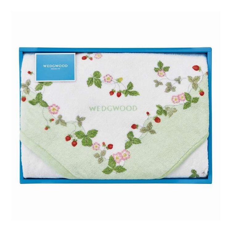 バスタオル ワイルドストロベリー ウェッジウッド グリーン TT84305656P/G ギフト プレゼント(代引不可)【ポイント10倍】【送料無料】