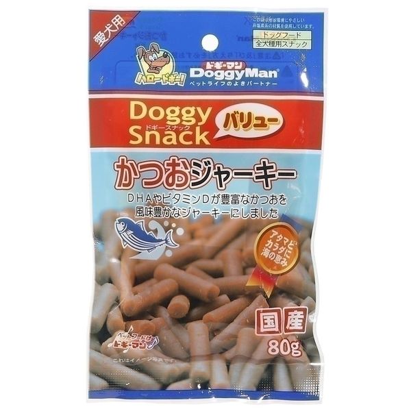 ドギーマンハヤシ 食品事業部 DSVかつおジャーキー 80g