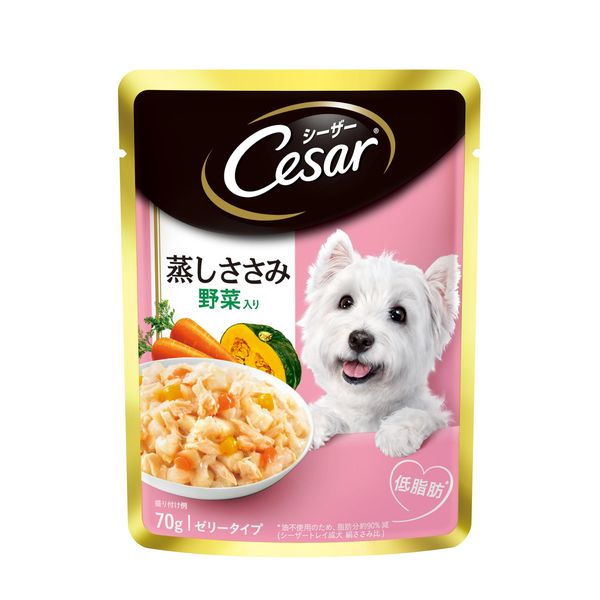 Old Dogs - マースジャパンリミテッド CEP2シーザーパウチ ささみ野菜 70g