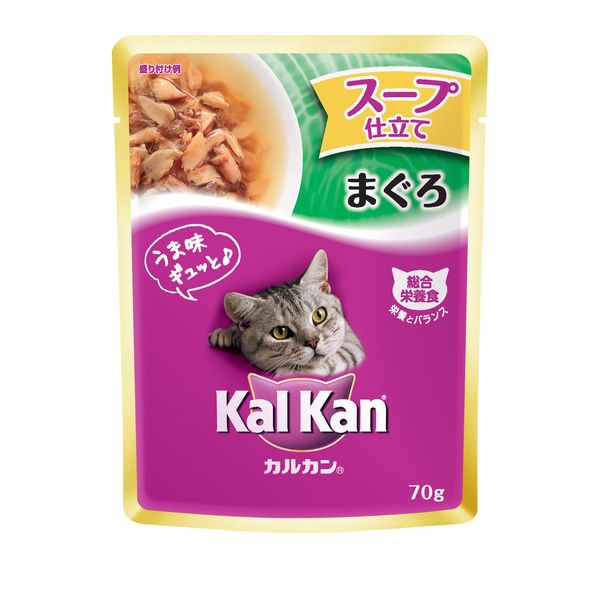 マースジャパンリミテッド KWD6パウチスープ仕立て1歳まぐろ 70g