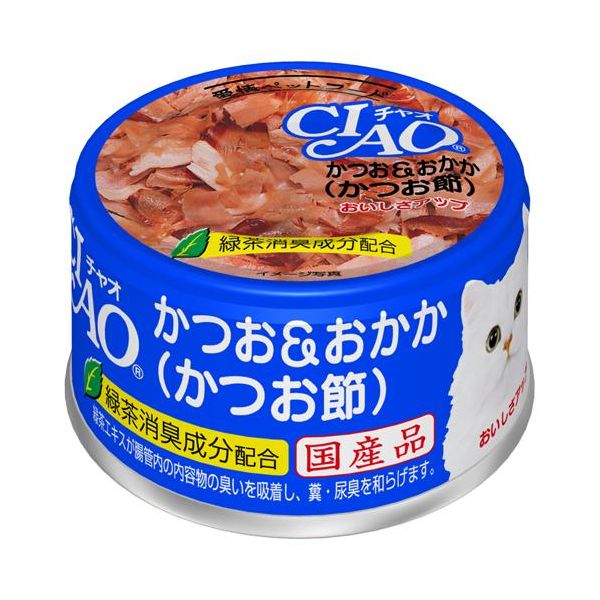 Premium - いなばペットフード チャオ かつお&おかか 85g A-10