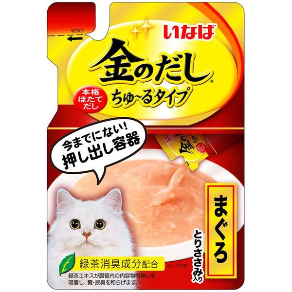 Ciao - いなばペットフード 金のだしちゅーるタイプ まぐろ140g