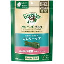 【商品詳細】日本の愛犬の為に独自に設計されたグリニーズプラス。食物アレルギーにも配慮されされた歯みがき専用ガムです。グリニーズ6つの優れた特長（そのままに日本の超小型犬の為にさらに小さいサイズの体重1.3-4kg用が新登場！1.米国獣医認定の確かな歯みがき効果、2.抜群の消化性、3.優れた栄養バランス(総合栄養食)、4.こだわりの自然素材、5.抜群のおいしさ、6.噛みやすさと安全性を考慮した硬さ)【分類】総合栄養食【原材料】小麦粉、グリセリン、小麦タンパク、オーツ麦繊維、ゼラチン(豚由来)、レシチン、タンパク加水分解物、乾燥リンゴ、ビタミン類 (A、B1、B2、B6、B12、D3、E、コリン、ナイアシン、パントテン酸、ビオチン、葉酸)、ミネラル類 (カリウム、カルシウム、クロライド、マグネシウム、マンガン、ヨウ素、リン、亜鉛、鉄、銅)、L-カルニチン、着色料(スイカ色素、ゲニパ色素、ウコン色素)【保証成分】タンパク質28.0％以上脂質4.0％以上粗繊維6.0％以下灰分5.0％以下水分15.0％以下【エネルギー】19kcal(1本あたり)【給与方法】おやつとして1日1本を目安に与えてください。【賞味期限】18ヶ月【商品サイズ】215×165×60【原産国または製造地】アメリカ合衆国【諸注意】体重1.3KGから4KGの生後6ヶ月以上の超小型犬に与えて下さい。【送料について】北海道、沖縄、離島は送料を頂きます。