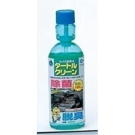 【商品詳細】飼育水2Lに上部計量カップ1杯（10ml）入れるだけでカメの除菌・脱臭に優れた効果があります。カメの除菌・脱臭に優れた効果【商品サイズ】60×38×190【材質】二酸化塩素【原産国または製造地】日本【諸注意】●本品は水棲動物専用の用品です。他の目的には使用しないでください。【送料について】北海道、沖縄、離島は送料を頂きます。