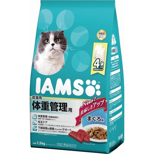 Diets - マースジャパンリミテッド アイムス 成猫体重管理マグロ1.5kg