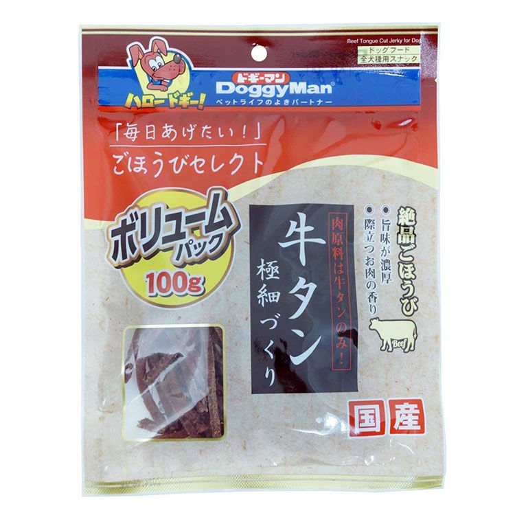 ドギーマン ごほうびセレクト 牛タン極細づくり100g【ポイント10倍】