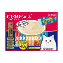 いなばペットフード CIAO ちゅ~る かつお海鮮バラエティ 14g×40本【送料無料】