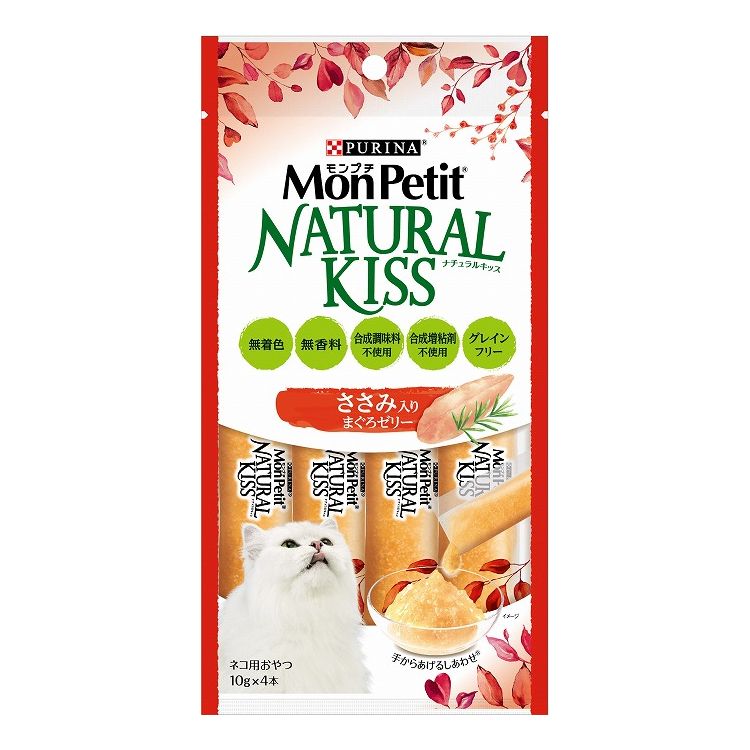 ネスレ日本 ネスレピュリナペットケア Mon Petit モンプチ ナチュラルキッス ささみ入りまぐろゼリー 1..