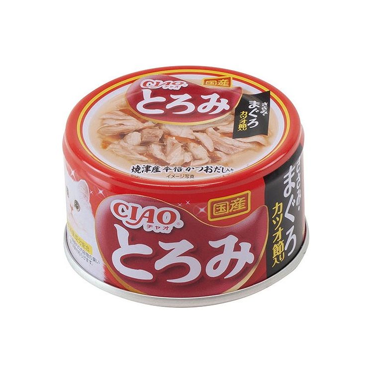 Other Wet Food - 【24個セット】 CIAO とろみ ささみ・まぐろ カツオ節入り 80g x24【ポイント10倍】【送料無料】