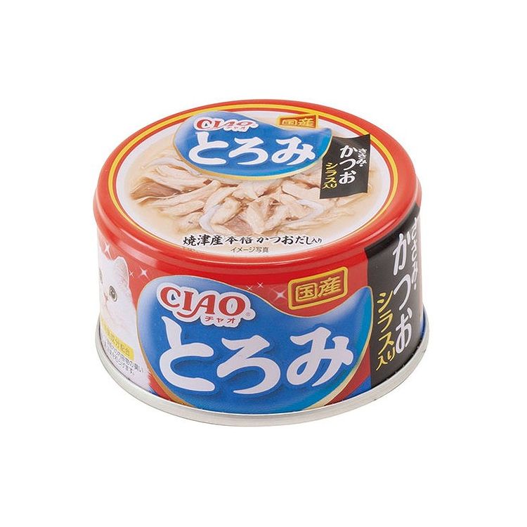 乐天商城 - 【24個セット】 CIAO とろみ ささみ・かつお シラス入り 80g x24【ポイント10倍】【送料無料】