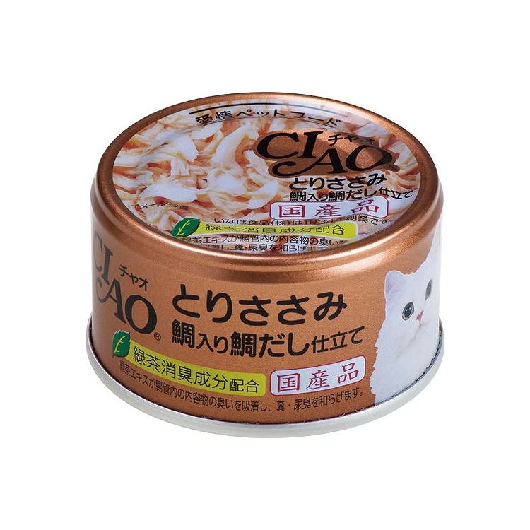 Other Wet Food - 【6個セット】 CIAO とりささみ 鯛入り 鯛だし仕立て 85g x6【ポイント10倍】