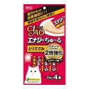 【12個セット】 CIAO エナジーちゅ~る とりささみ 14g×4本 x12【ポイント10倍】【送料無料】
