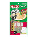 【12個セット】 CIAO ちゅ~る 総合栄養食 かつお 14g×4本 x12【ポイント10倍】【送料無料】