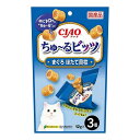 【12個セット】 CIAO ちゅ~るビッツ まぐろ ほたて貝柱入り 12g×3袋 x12【ポイント10倍】【送料無料】