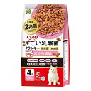 【2個セット】 CIAO すごい乳酸菌クランキー 子ねこ用 まぐろ節味 760g(190g×4袋) x2【ポイント10倍】【送料無料】