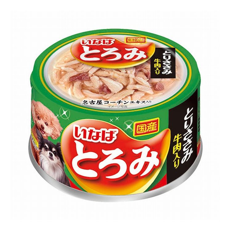 【6個セット】 いなば とろみ とりささみ 牛肉入り 80g x6【ポイント10倍】