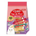 【2個セット】 CIAO ちゅ~る まぐろグルメバラエティ 14g×80本 x2【ポイント10倍】【送料無料】