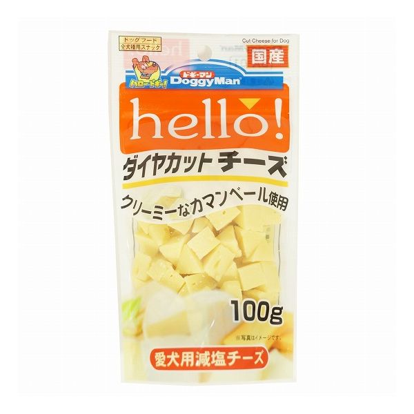 【6個セット】 ドギーマン hello!ダイヤカットチーズ 100g x6
