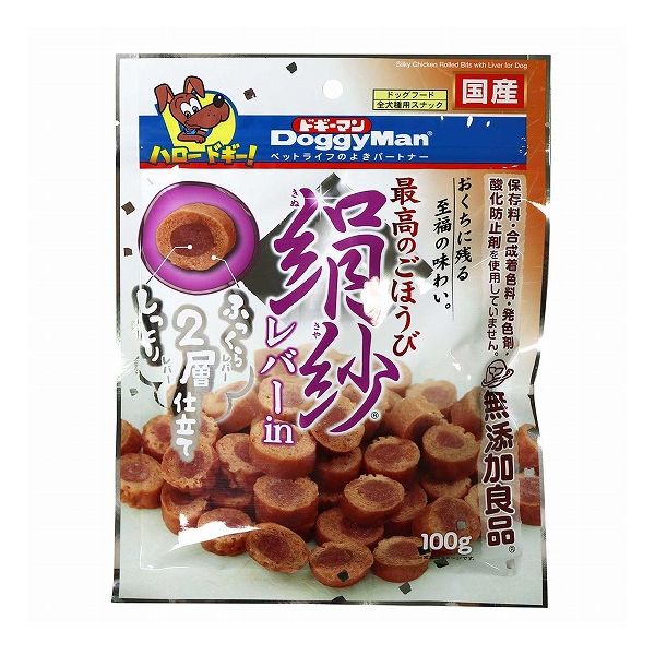 12個 ドギーマン 絹紗レバーin 100g