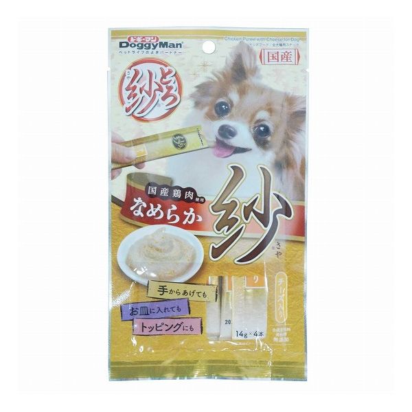 4個 ドギーマン とろ紗 チーズ入り 14g×4本